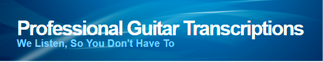 Professional Guitar Transcriptions